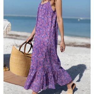 Emerson Fry India Collection Violet Wildflower Dress